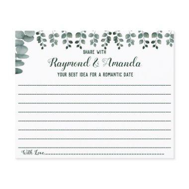 Share a Date Idea for Couple  Flyer