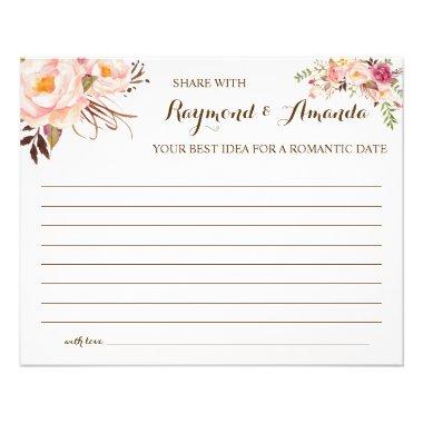 Share a Date Idea for Couple Bridal Shower Invitations Flyer
