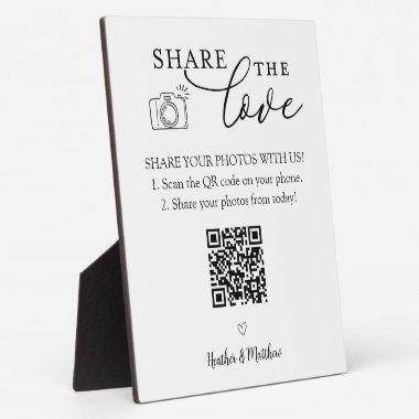 Share the Love Photo Album QR Code Plaque