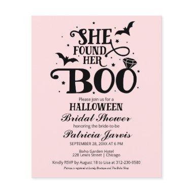 She Found Her Boo Bridal Shower Budget Invitations