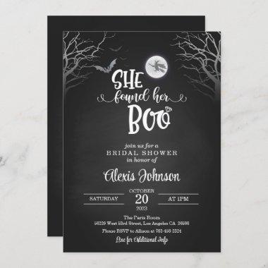 She Found Her Boo Bridal Shower Invitations