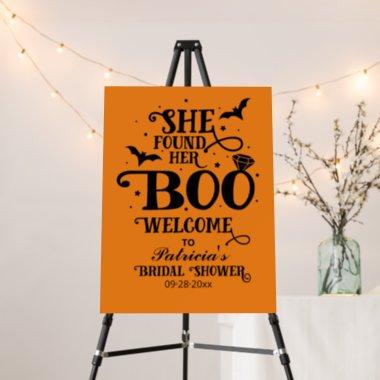 She Found Her Boo Bridal Shower Welcome Sign