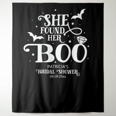 She Found Her Boo Halloween Bridal Shower Backdrop