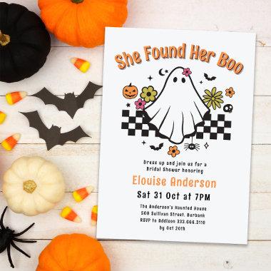 She Found Her Boo Halloween Bridal Shower Invitations