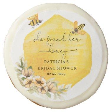 She Found Her Honey Floral Bee  Sugar Cookie