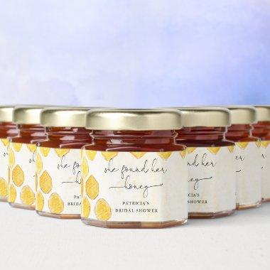 She found her Honey Honeybee Floral  Honey Jar Favors