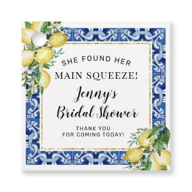 She Found Her Main Squeeze Bridal Shower Favor Tags