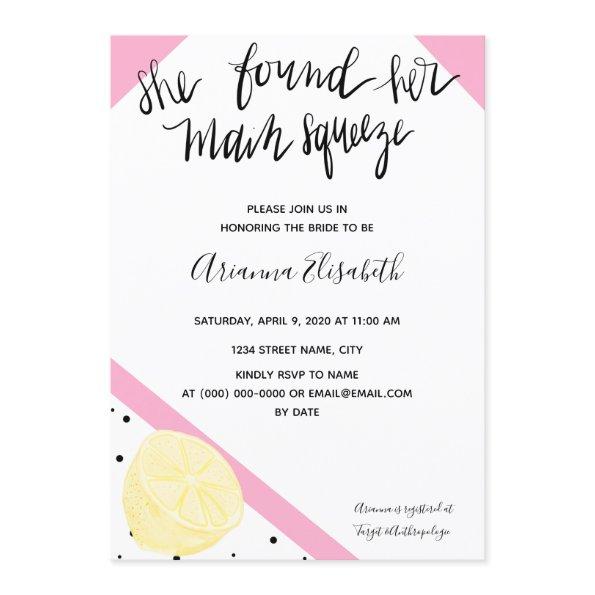 She Found Her Main Squeeze  Invite