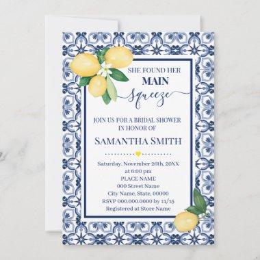 She Found Her Main Squeeze Bridal Shower Invite