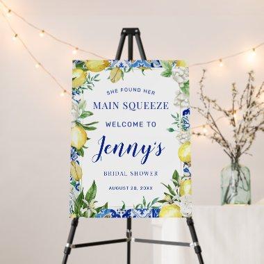 She Found Her Main Squeeze Bridal Shower Welcome Foam Board