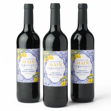 She Found Her Main Squeeze  Wine Label