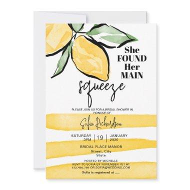 She found her main squeeze lemon BOHO SUMMER Invit