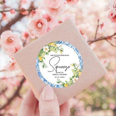 She found her main squeeze lemon  Classic Round Sticker