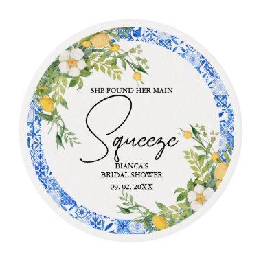 She found her main squeeze lemon  Edible Frosting Rounds