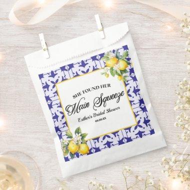 She Found Her Main Squeeze Lemon Bridal Shower Favor Bag