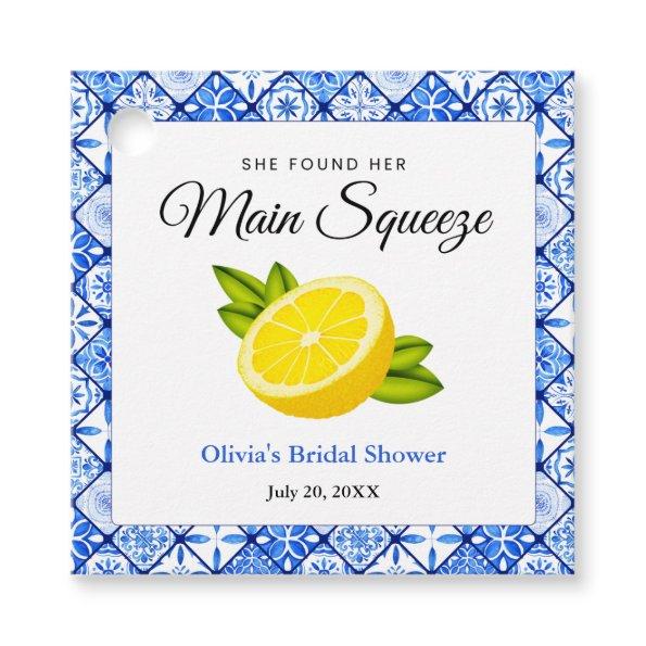She Found Her Main Squeeze Lemon  Favor Tags