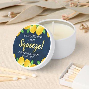 She Found Her Main Squeeze Lemon  Mini Candle Favors