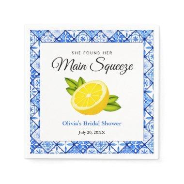 She Found Her Main Squeeze Lemon  Napkins