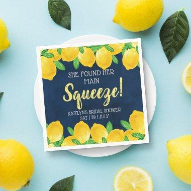 She Found Her Main Squeeze Lemon  Napkins