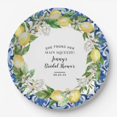 She Found Her Main Squeeze Lemon  Paper Plates