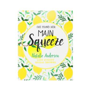 She Found Her Main Squeeze Lemons  Metal Print