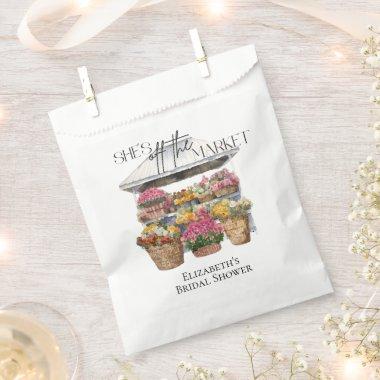 She Is Off The Market Floral Shop  Favor Bag