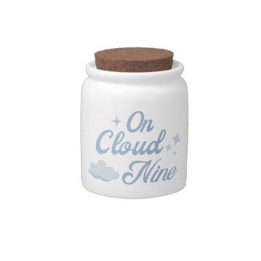 She Is On Cloud 9 Bachelorette Party Favors Candy Jar