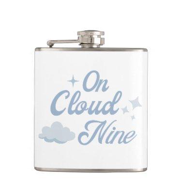 She Is On Cloud 9 Bachelorette Party Favors Flask