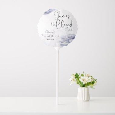 She is on cloud nine  balloon