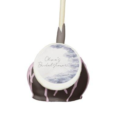 She is on cloud nine bridal shower cake pops