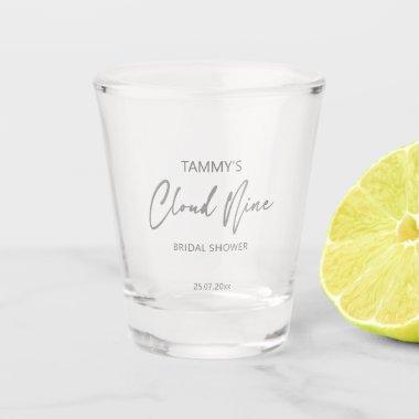 She is on cloud nine  favors shot glass