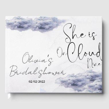 She is on cloud nine  guest book