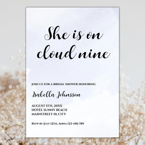 She Is On Cloud Nine Minimalist