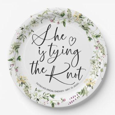 She Is tying The Knot  Paper Plates