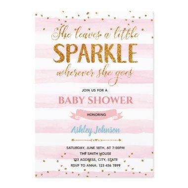 SHE LEAVES a Little SPARKLE confetti