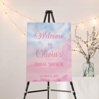 She’s On Cloud 9 Bridal Shower Welcome Foam Board