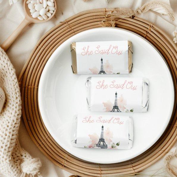She Said Oui Parisian Pink Floral  Hershey's Miniatures