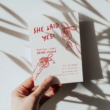 She Said Yes!  Illustrated