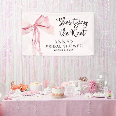 She Tying The Knot Bridal Shower Welcome Sign