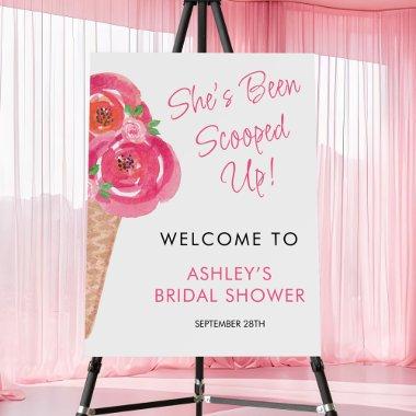 She's Been Scooped Up  Welcome Foam Board