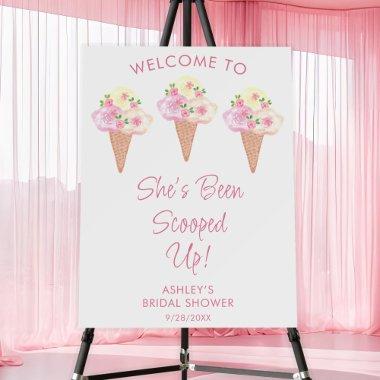 She's Been Scooped Up  Welcome Foam Board