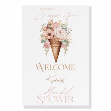 She's Been Scooped Up  Welcome Sign