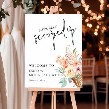 She's Been Scooped Up  Welcome Sign