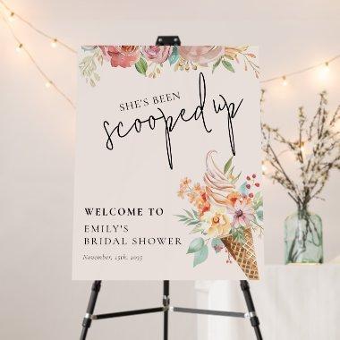 She's Been Scooped Up  Welcome Sign