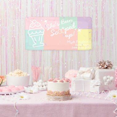 She's Been Scooped Up! Ice Cream  Banner