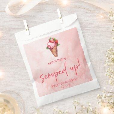 She's Been Scooped Up! Ice Cream Bridal Shower Favor Bag