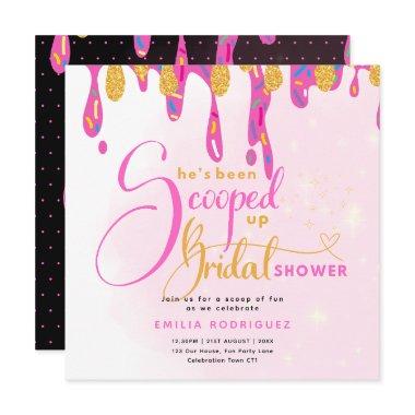 She's Been Scooped Up Icecream Bridal Shower Invitations