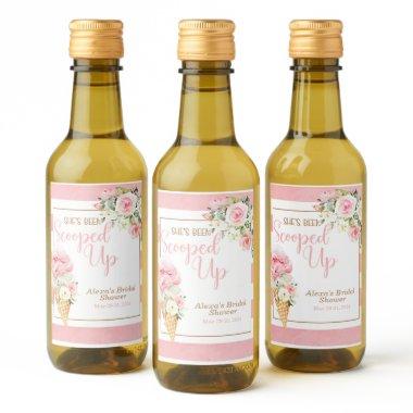 She's Been Scooped Up (Stripe) Custom MINI Wine Label