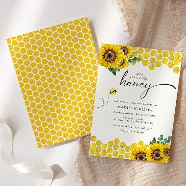 She's Found Her Honey Bridal Shower Bee Invitations