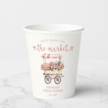 She's Fresh Off The Market  Paper Cups